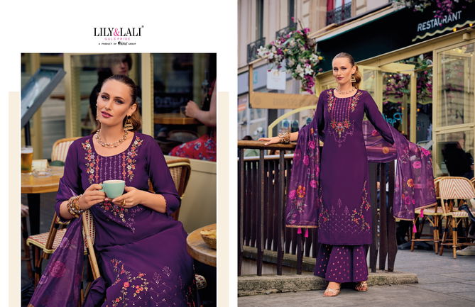 Riwaaz Vol 6 By Lily And Lali Designer Kurti With Bottom Dupatta Wholesale Price In Surat
